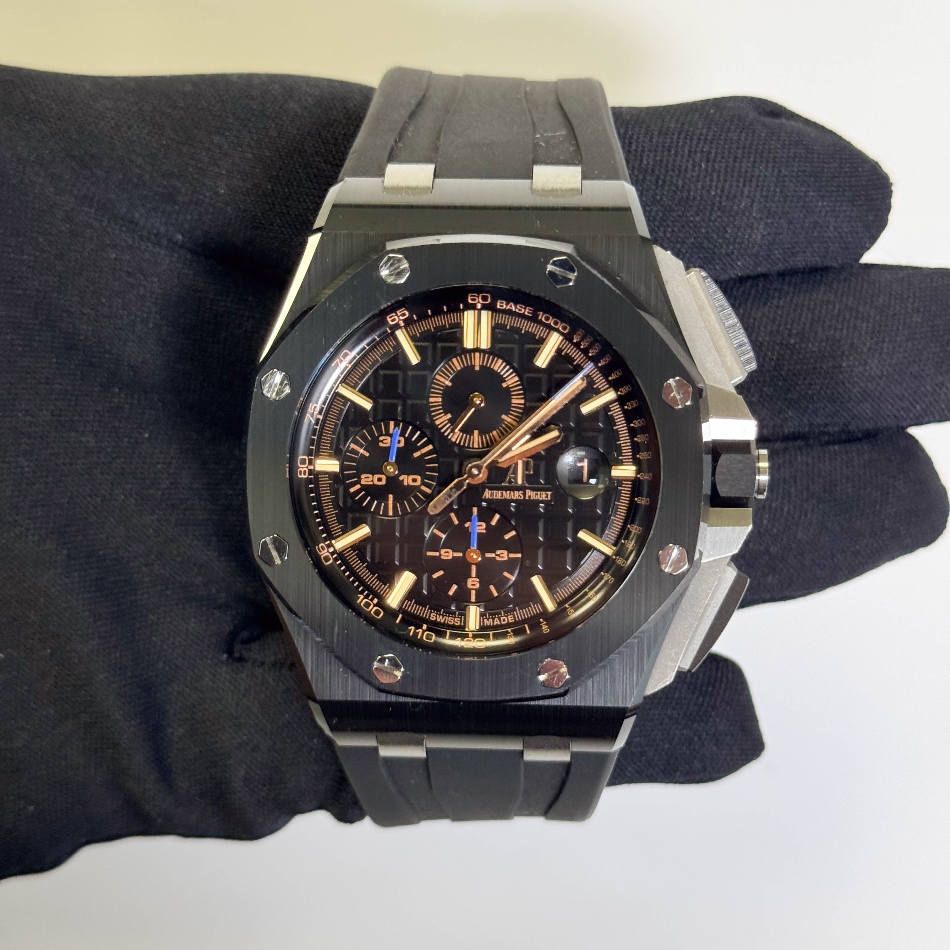 Audemars Piguet Royal Oak 44mm Black Dial Watch Ref# 26405CE.OO.A002CA.02