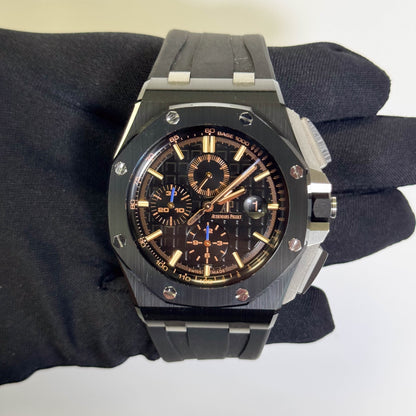 Audemars Piguet Royal Oak 44mm Black Dial Watch Ref# 26405CE.OO.A002CA.02