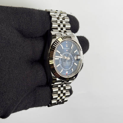 Rolex Sky-Dweller 42mm Blue Dial Watch Ref# 336934