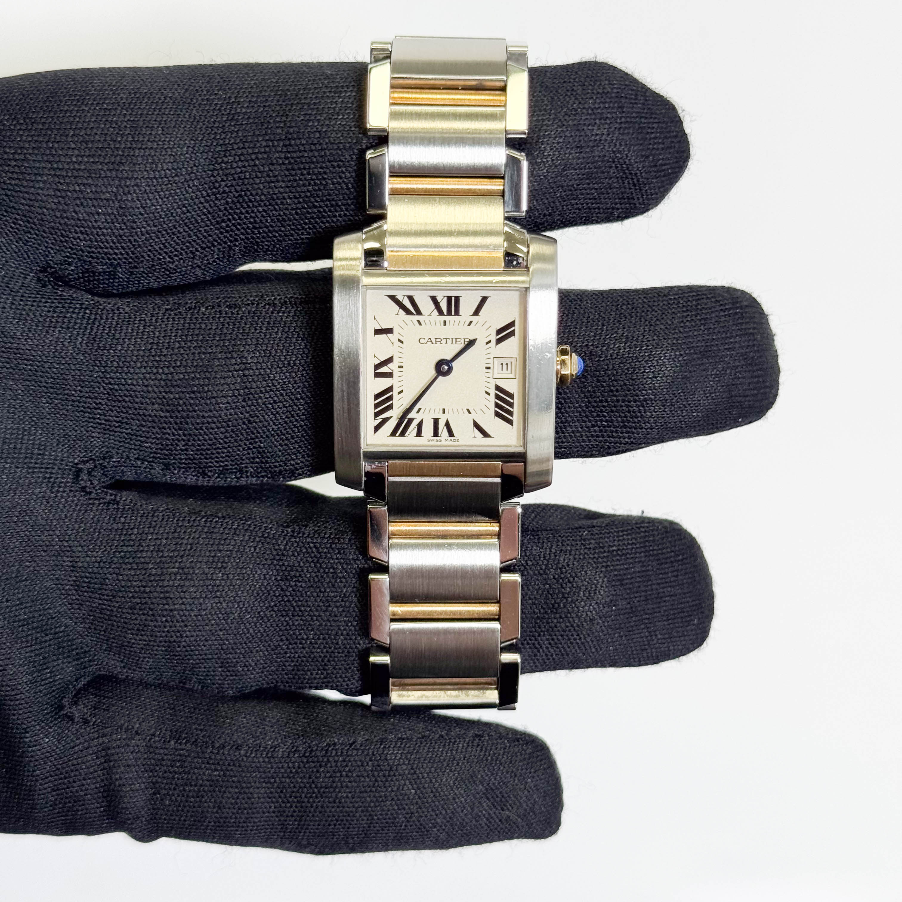 Cartier Tank 25mm White Dial Watch Ref# W51012Q4 - Happy Jewelers Fine Jewelry Lifetime Warranty