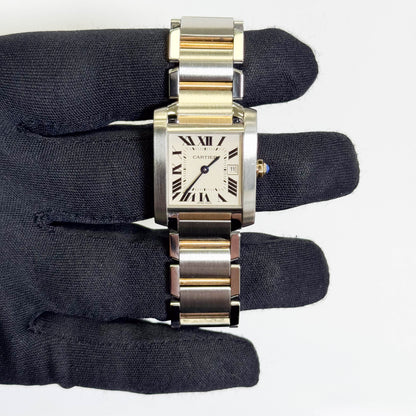 Cartier Tank 25mm White Dial Watch Ref# W51012Q4 - Happy Jewelers Fine Jewelry Lifetime Warranty