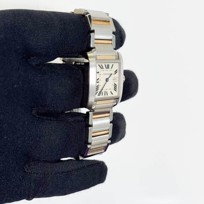 Cartier Tank 25mm White Dial Watch Ref# W51012Q4 - Happy Jewelers Fine Jewelry Lifetime Warranty