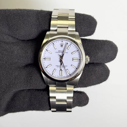 Rolex Oyster Perpetual 41mm Lilac Dial Watch Ref# 134300