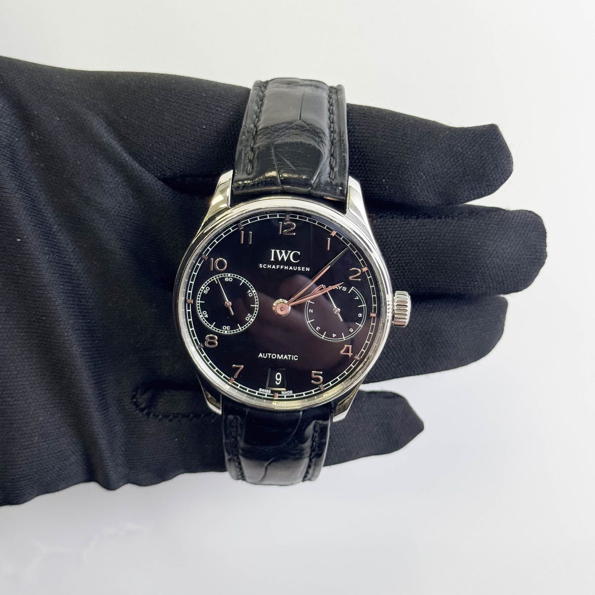 IWC Portugieser 42mm Blue Dial Watch Ref# IW500703