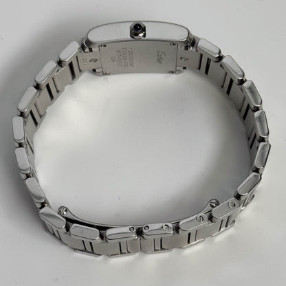 Cartier Tank Stainless Steel 20mm Ivory Dial Watch Ref# W51008Q3 - Happy Jewelers Fine Jewelry Lifetime Warranty