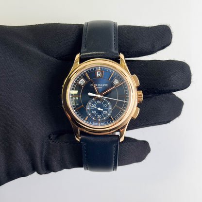 Patek Philippe Annual Calendar 42mm Blue Dial Watch Ref# 5905R-010