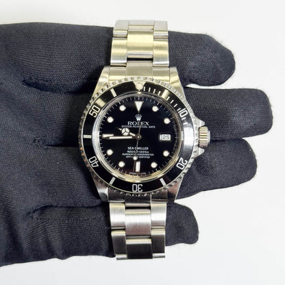 Rolex Sea-Dweller 40mm Black Dial Watch Ref# 16600 - Happy Jewelers Fine Jewelry Lifetime Warranty