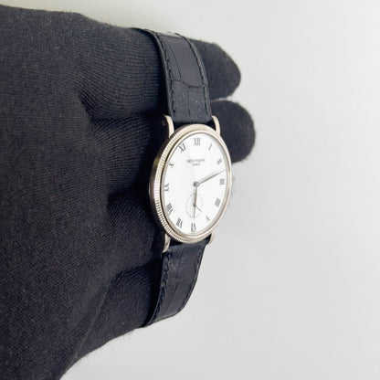 Patek Philippe Calatrava 33mm White Dial Ref# 3919/G