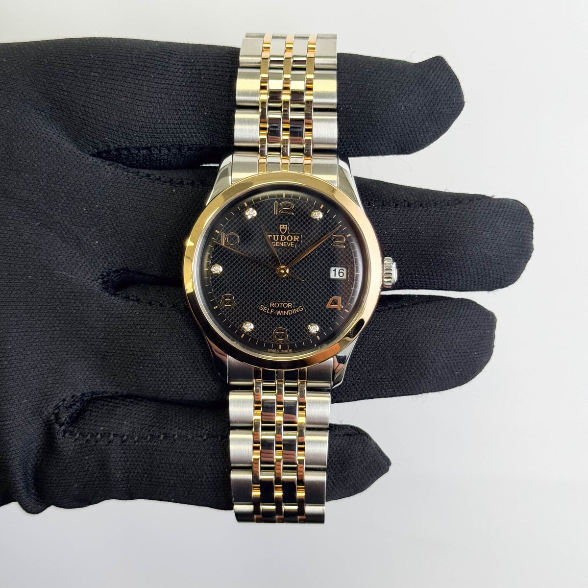 Tudor 1926 36mm Black Dial Watch Ref# 91451