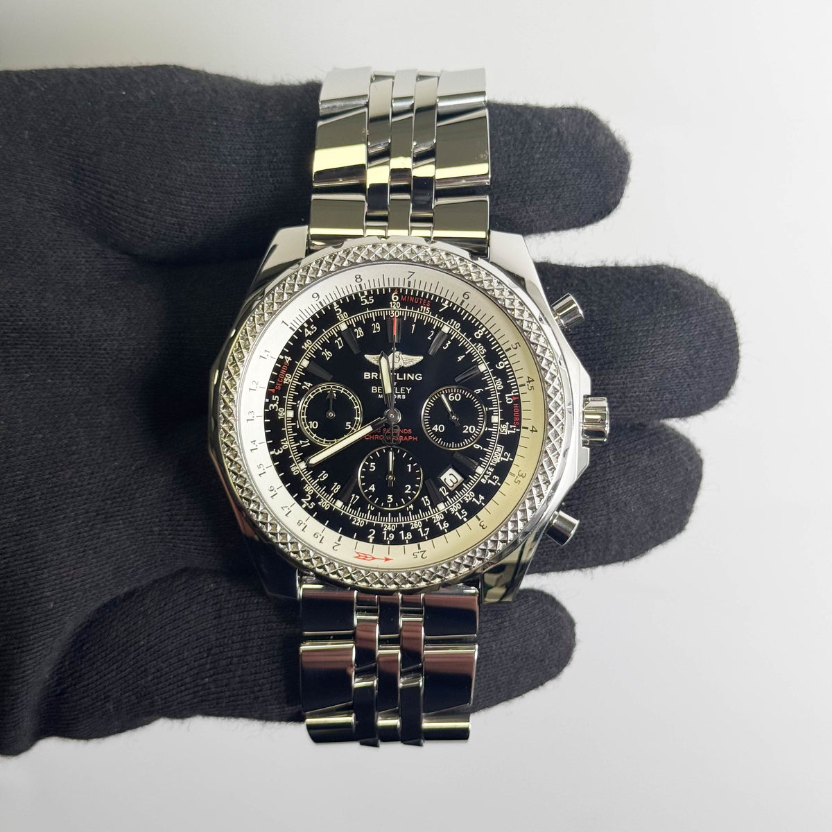 Breitling Bentley 48mm Black Dial Watch Ref# A25362