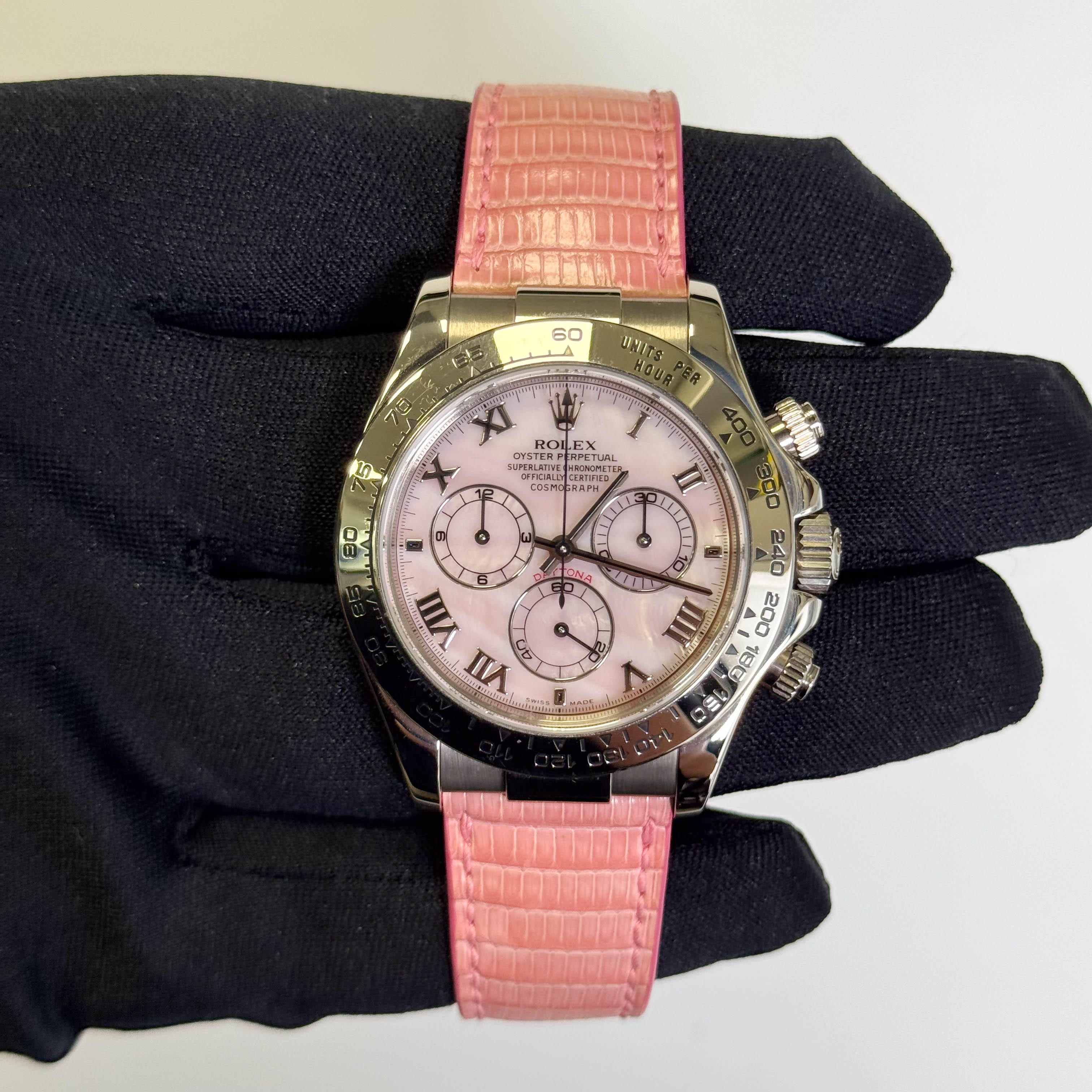 Rolex Daytona 40mm MOP Dial Ref# 116519 - Happy Jewelers Fine Jewelry Lifetime Warranty