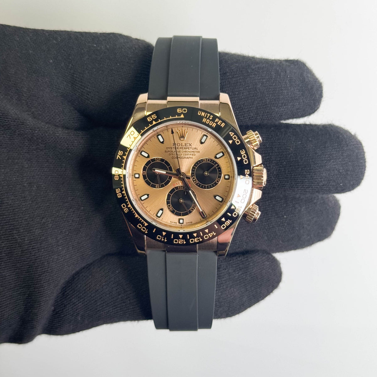 Rolex Daytona 40mm Pink Dial Watch Ref# 116515LN
