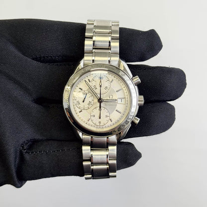 Omega Speedmaster 39mm Silver Dial Watch Ref# 3513.30.00