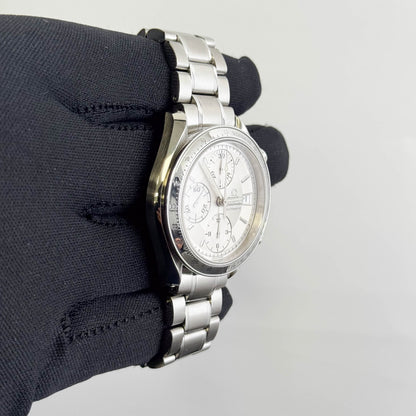 Omega Speedmaster 39mm Silver Dial Watch Ref# 3513.30.00
