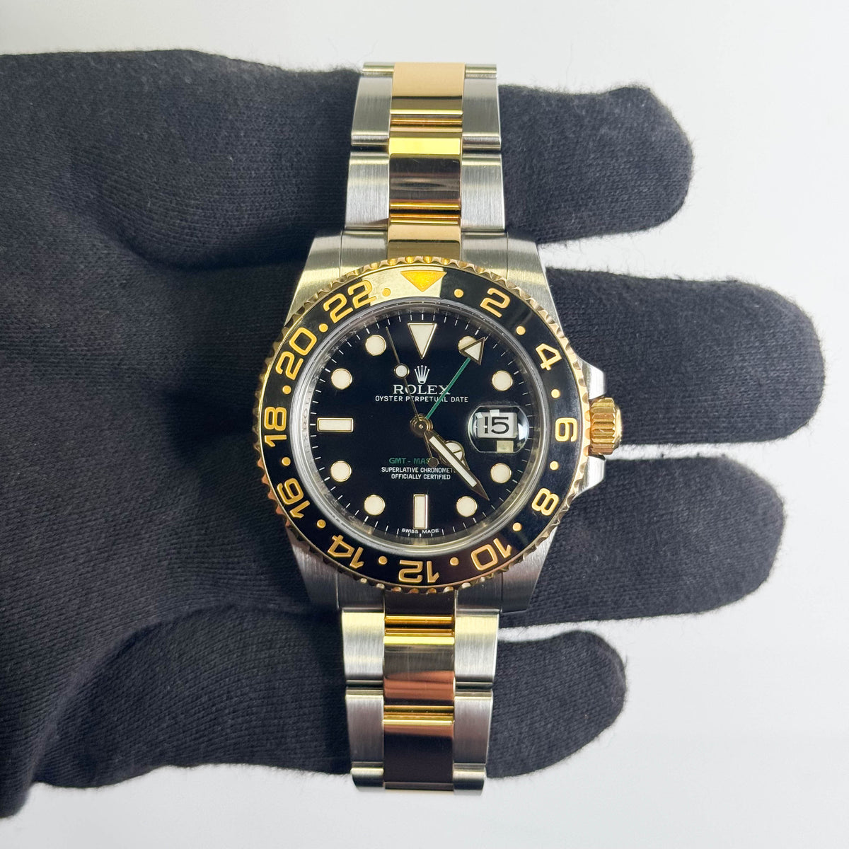 Rolex GMT-Master II 40mm Black Dial Watch Ref# 116713LN