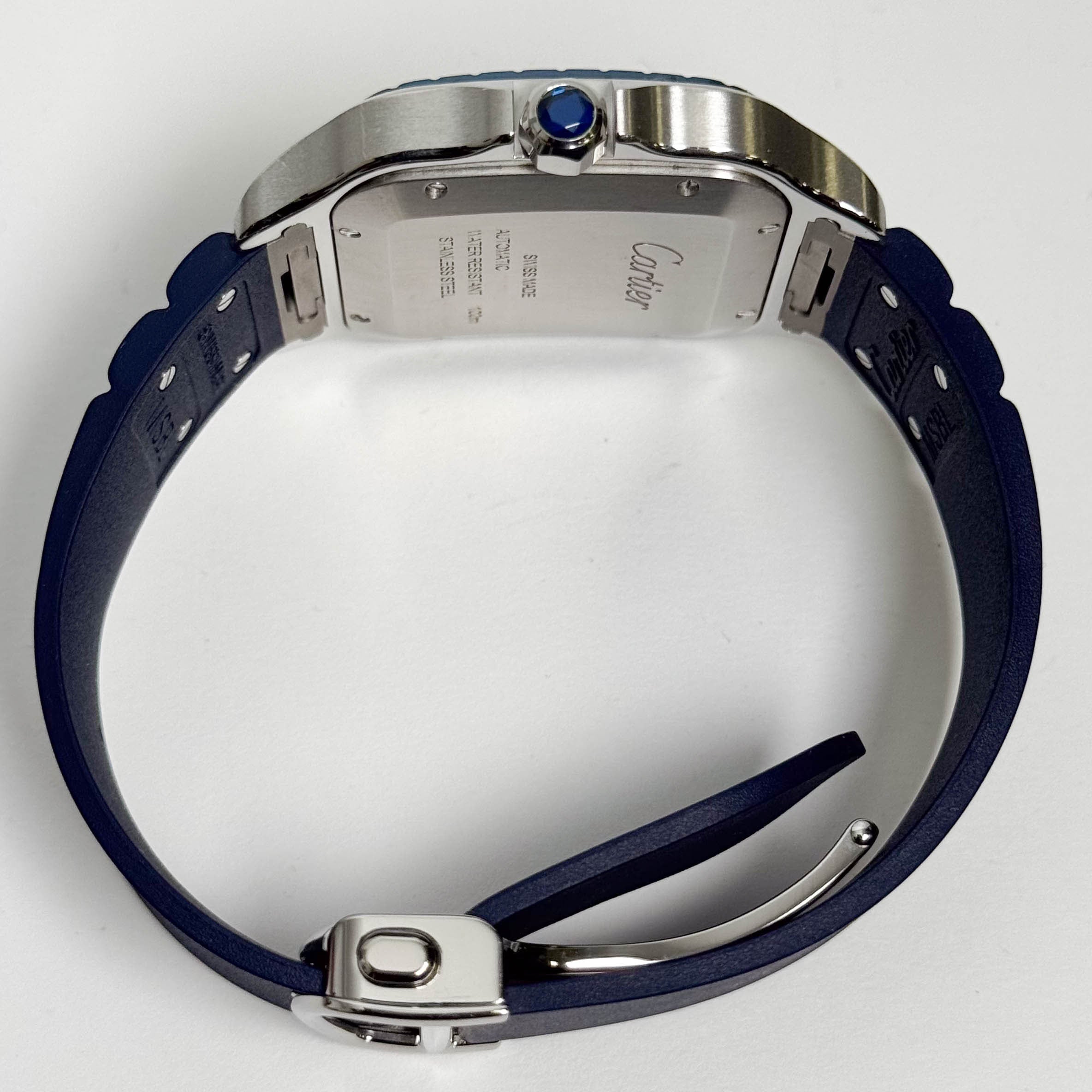 Cartier Santos 40mm White Dial Watch Ref# WSSA0047