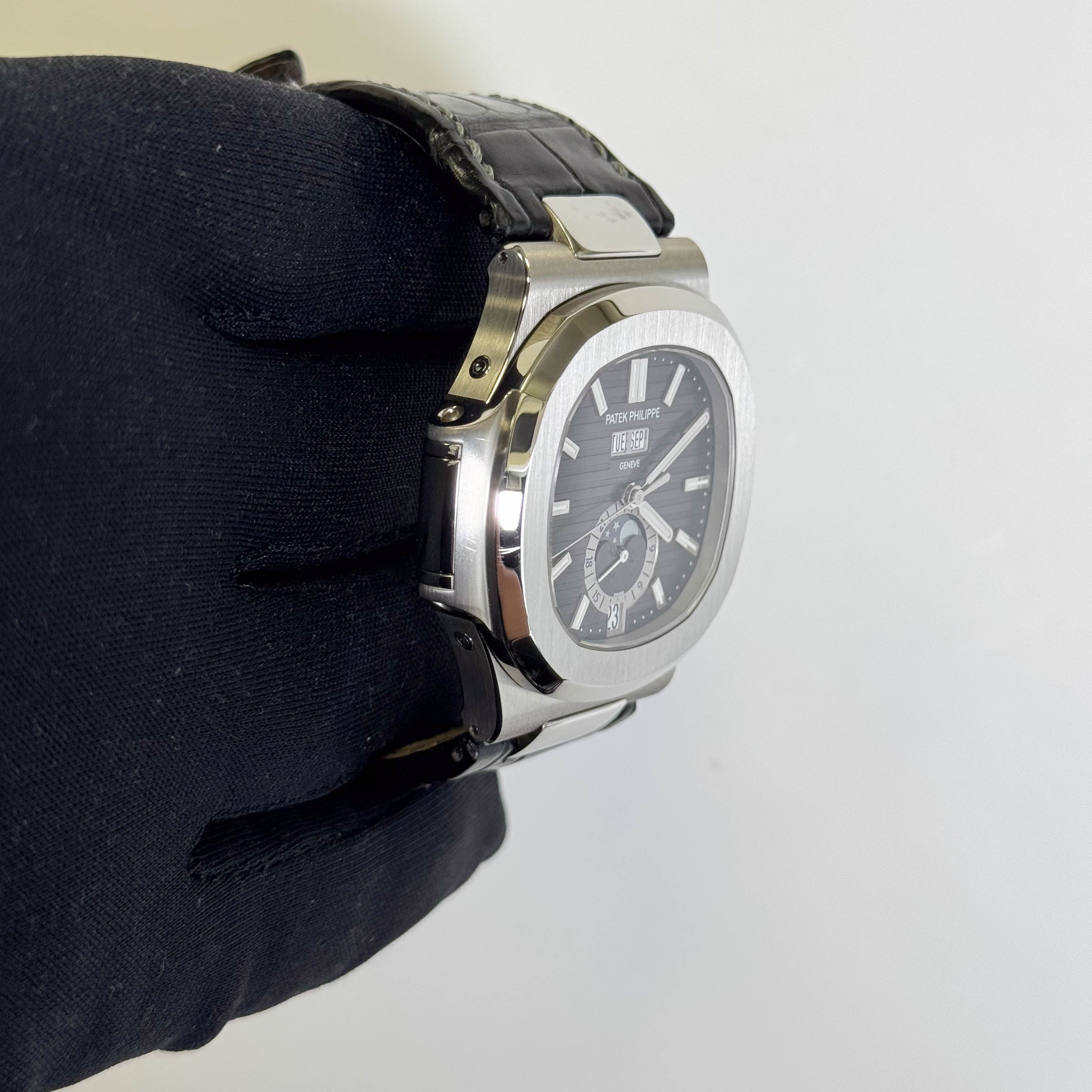 Patek Philippe Nautilus 40mm Grey Dial Watch Ref# 5726A-001