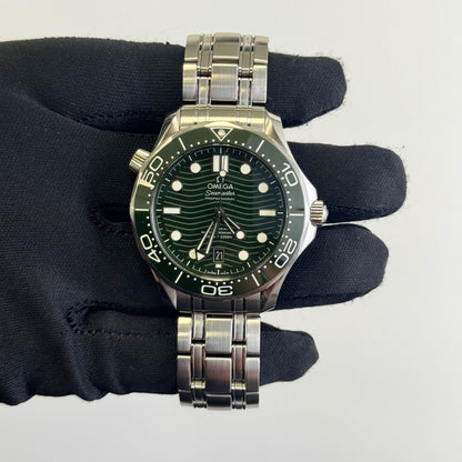 Omega Seamaster Diver 300m Green Dial Watch Ref# 210.3.42.20.10.001 - Happy Jewelers Fine Jewelry Lifetime Warranty