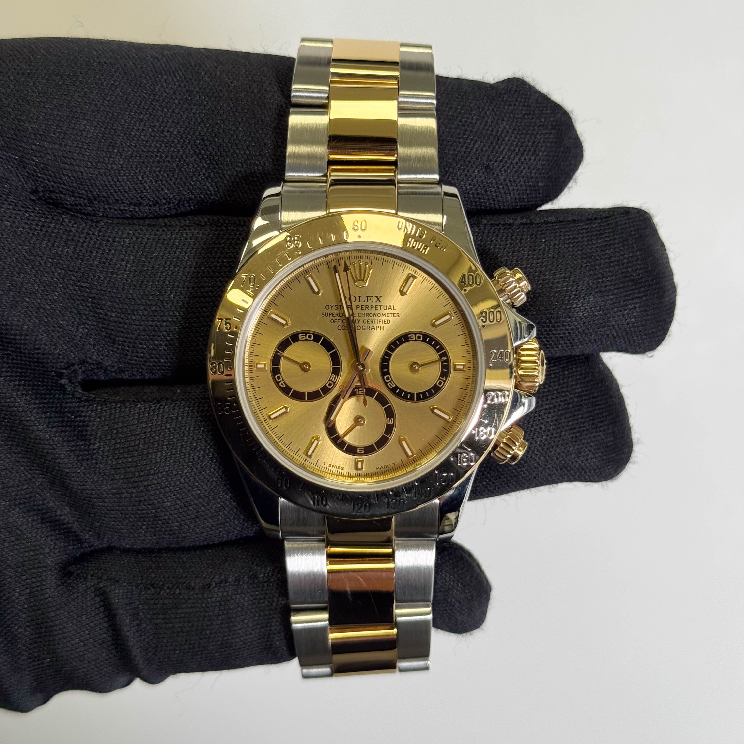 Rolex Daytona 40mm Champagne Dial Watch Ref# 16523