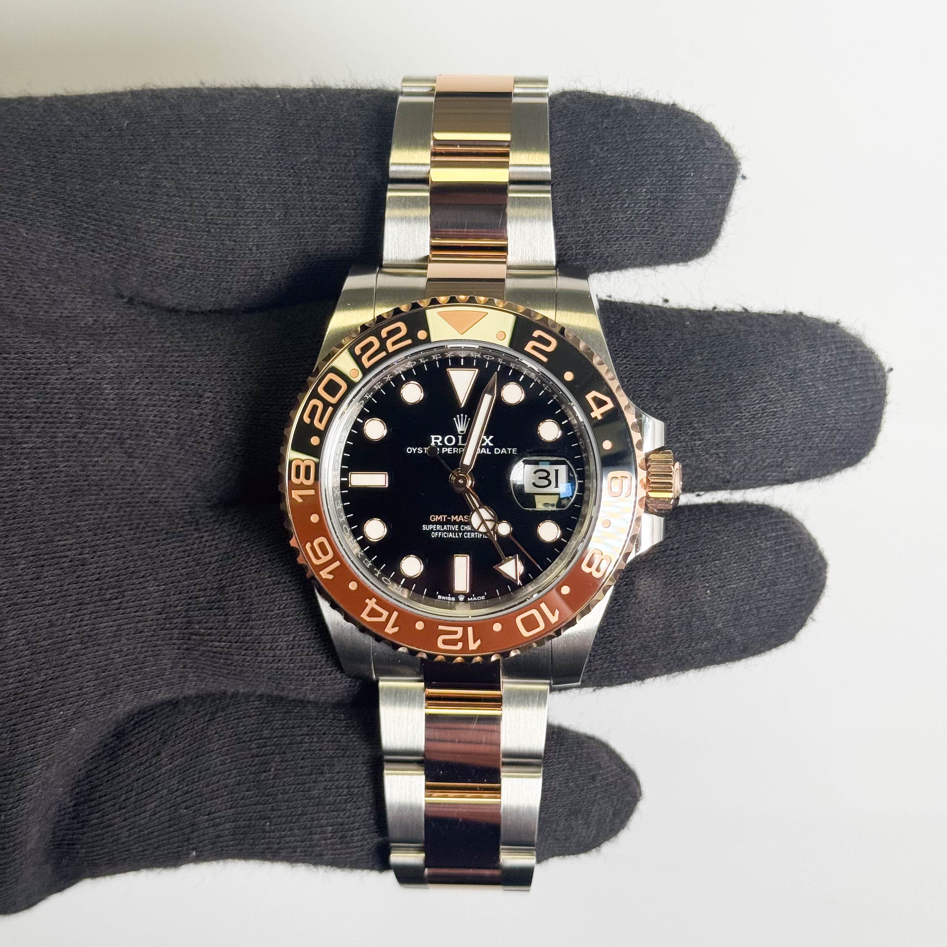 Rolex GMT-Master II "Rootbeer" 40mm Black Dial Watch Ref# 126711CHNR