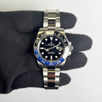 Rolex GMT Master II 40mm Black Dial Watch Ref# 126710BLNR