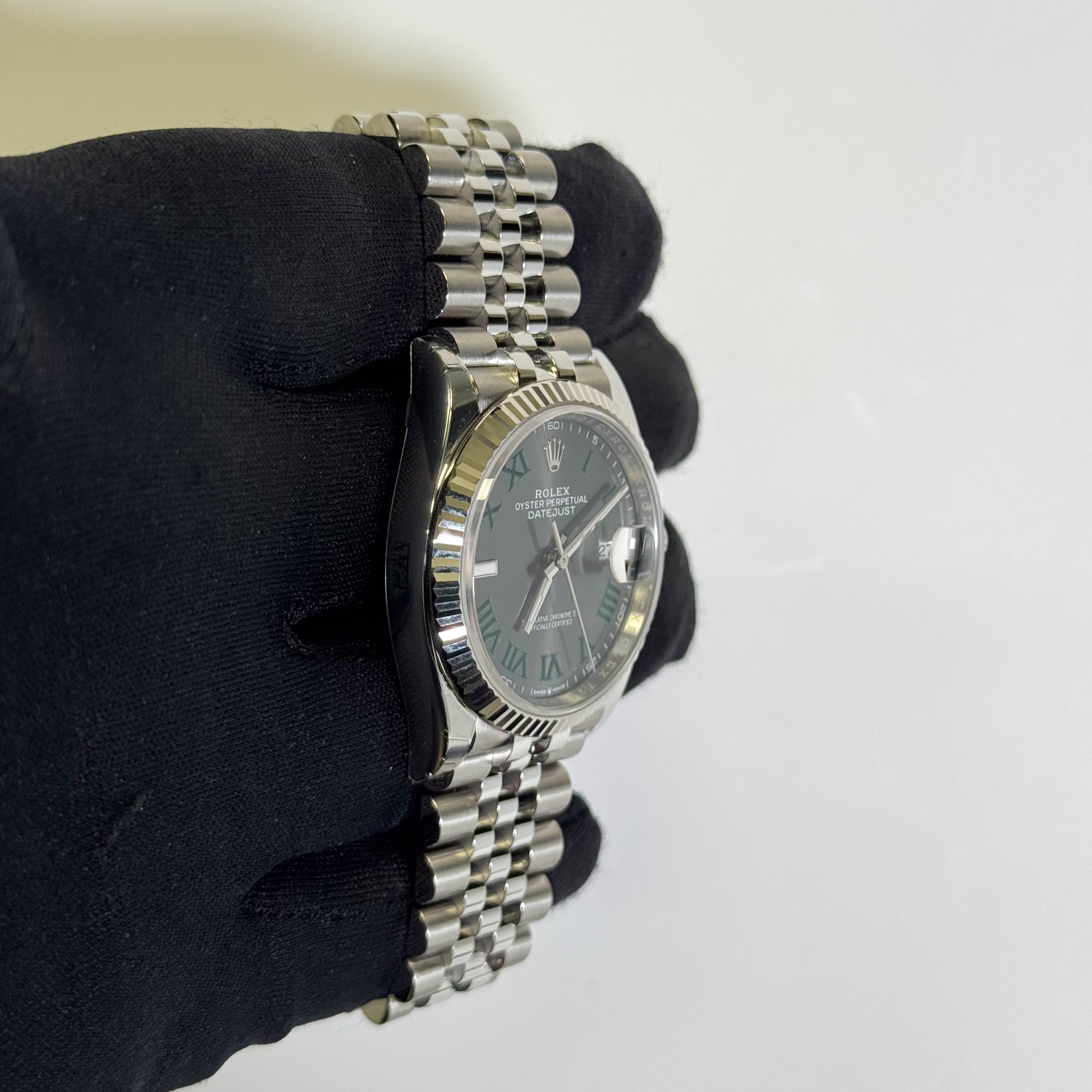 Rolex Datejust 36mm Wimbledon Dial Watch Ref# 126234