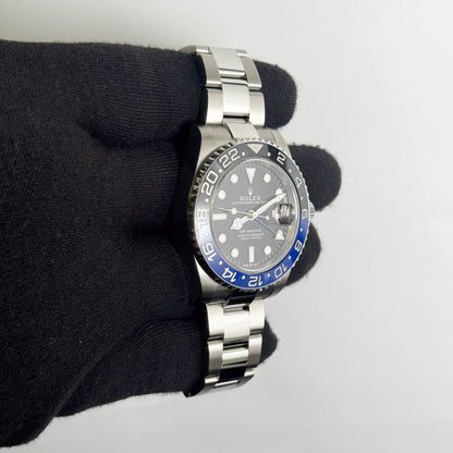Rolex GMT Master II 40mm Black Dial Watch Ref# 126710BLNR
