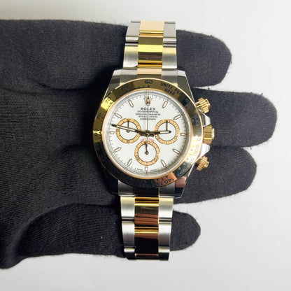 Rolex Daytona 40mm White Dial Watch Ref # 126503