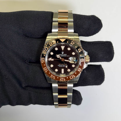 Rolex GMT Master II 40mm Black Dot Dial Watch Ref# 126711CHNR - Happy Jewelers Fine Jewelry Lifetime Warranty