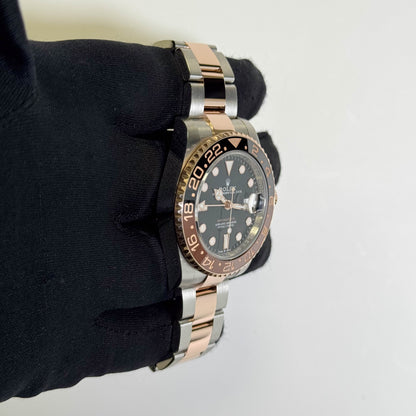 Rolex GMT Master II 40mm Black Dot Dial Watch Ref# 126711CHNR