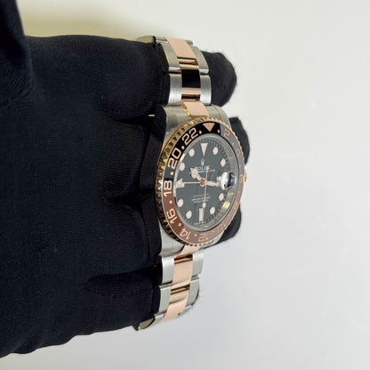 Rolex GMT Master II 40mm Black Dot Dial Watch Ref# 126711CHNR - Happy Jewelers Fine Jewelry Lifetime Warranty