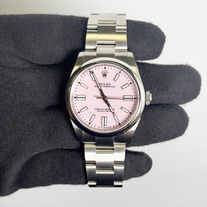 Rolex Oyster Perpetual 41mm Candy Pink Dial Watch Ref# 134300