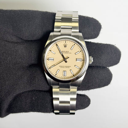 Rolex Oyster Perpetual 41mm Beige Dial Watch Ref# 134300
