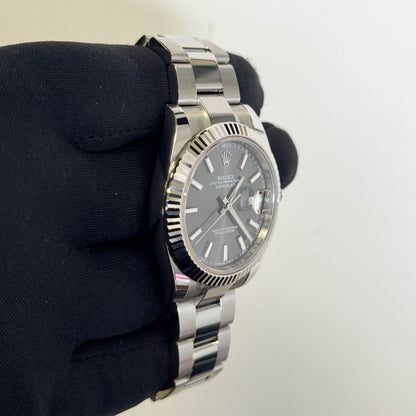 Rolex Datejust 41mm Rhodium Dial Watch Ref# 126334 - Happy Jewelers Fine Jewelry Lifetime Warranty