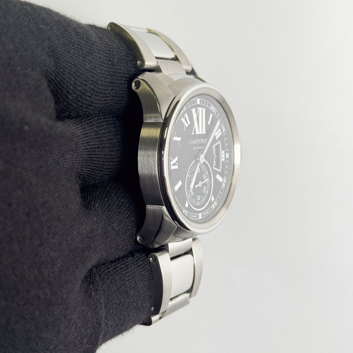 Cartier Calibre 42mm Black Dial Watch Ref# W7100016