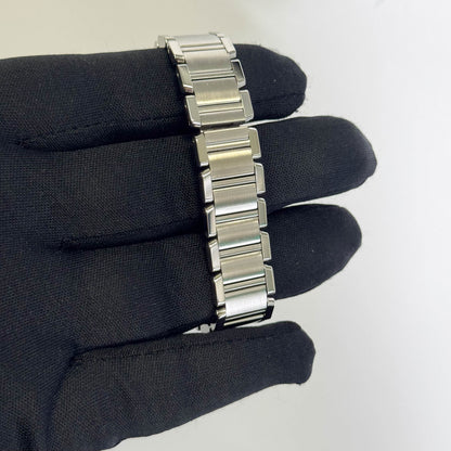Cartier Tank Stainless Steel 20mm Ivory Dial Watch Ref# W51008Q3 - Happy Jewelers Fine Jewelry Lifetime Warranty
