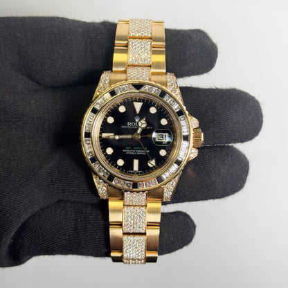 Rolex GMT-Master II 40mm Black Dial Watch Ref# 116758SANR