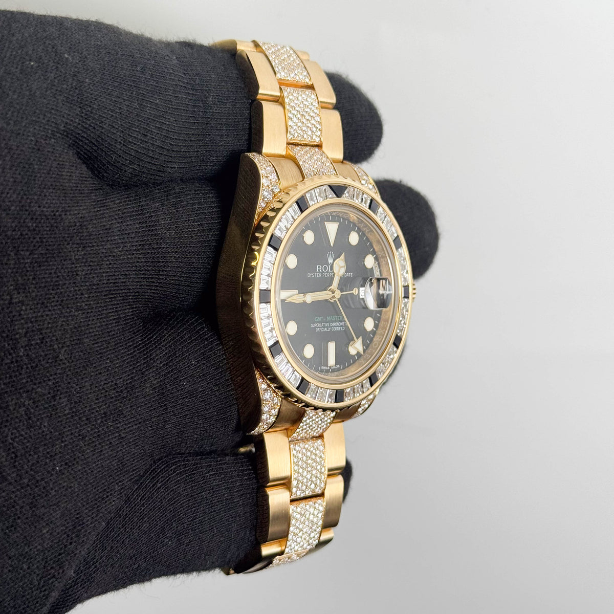 Rolex GMT-Master II 40mm Black Dial Watch Ref# 116758SANR