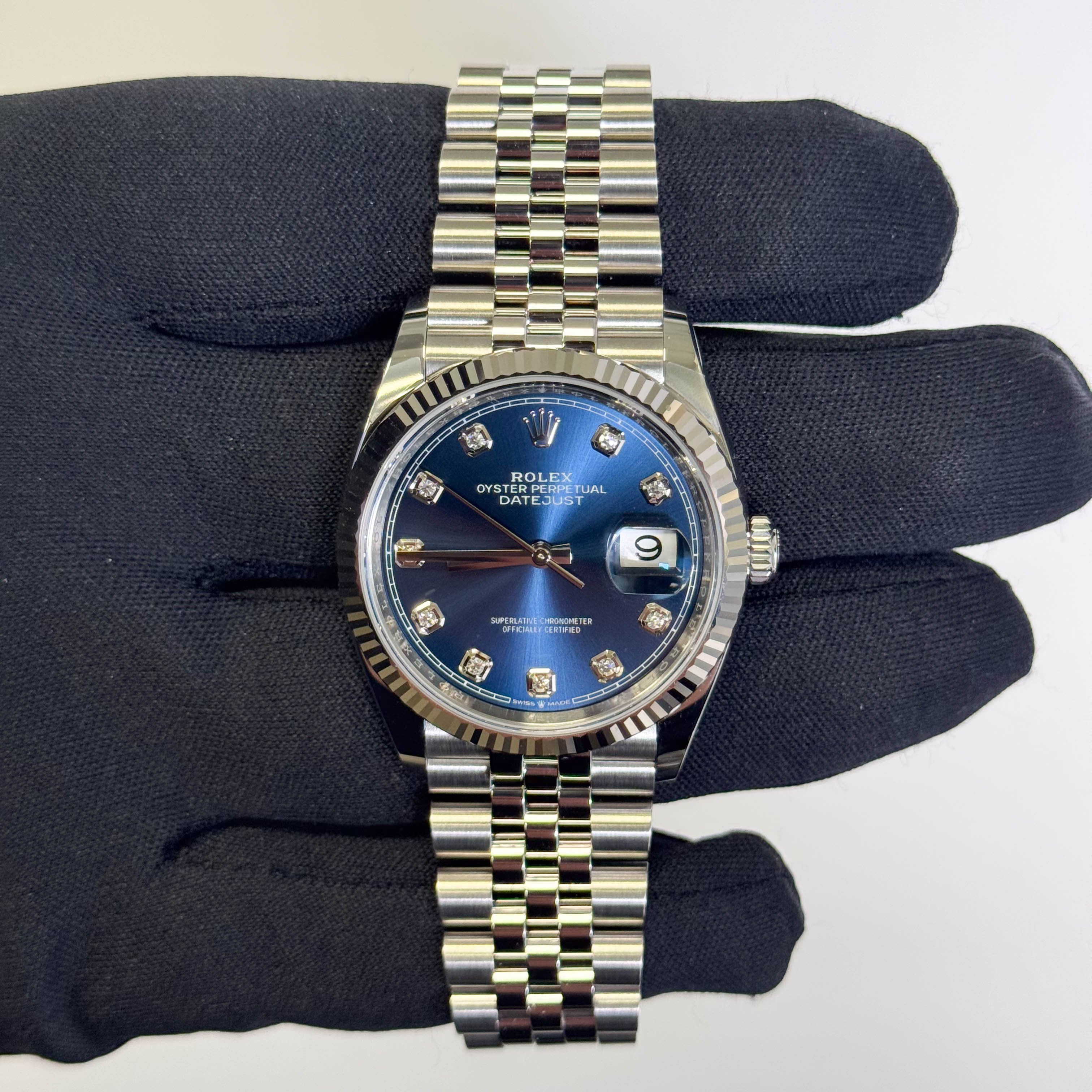 Rolex Datejust 36mm Blue Dial Watch Ref# 126234 - Happy Jewelers Fine Jewelry Lifetime Warranty
