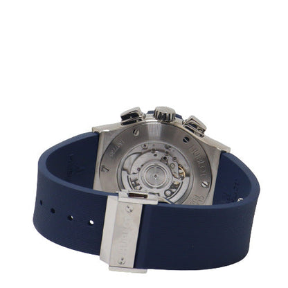Hublot Men's Classic Fusion Titanium 45mm Blue Chronograph Dial Watch Reference# 521.NX.7170.LR - Happy Jewelers Fine Jewelry Lifetime Warranty