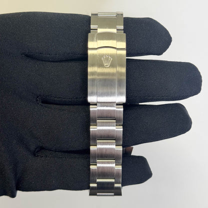Rolex Oyster Perpetual 41mm Blue Dial Watch Ref# 124300 - Happy Jewelers Fine Jewelry Lifetime Warranty
