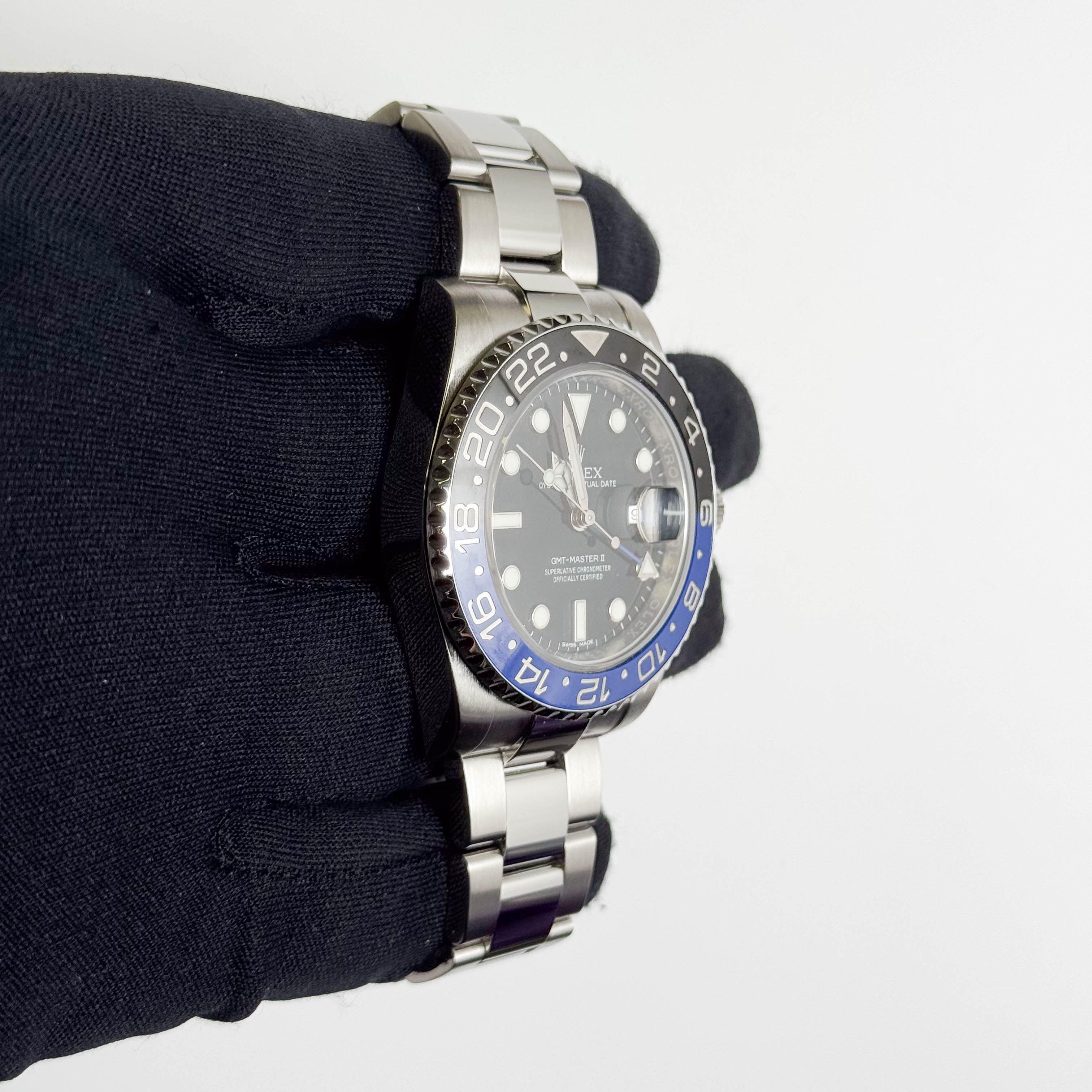 Rolex GMT-Master II "Batman" 40mm Black Dot Dial Watch Ref# 116710BLNR - Happy Jewelers Fine Jewelry Lifetime Warranty
