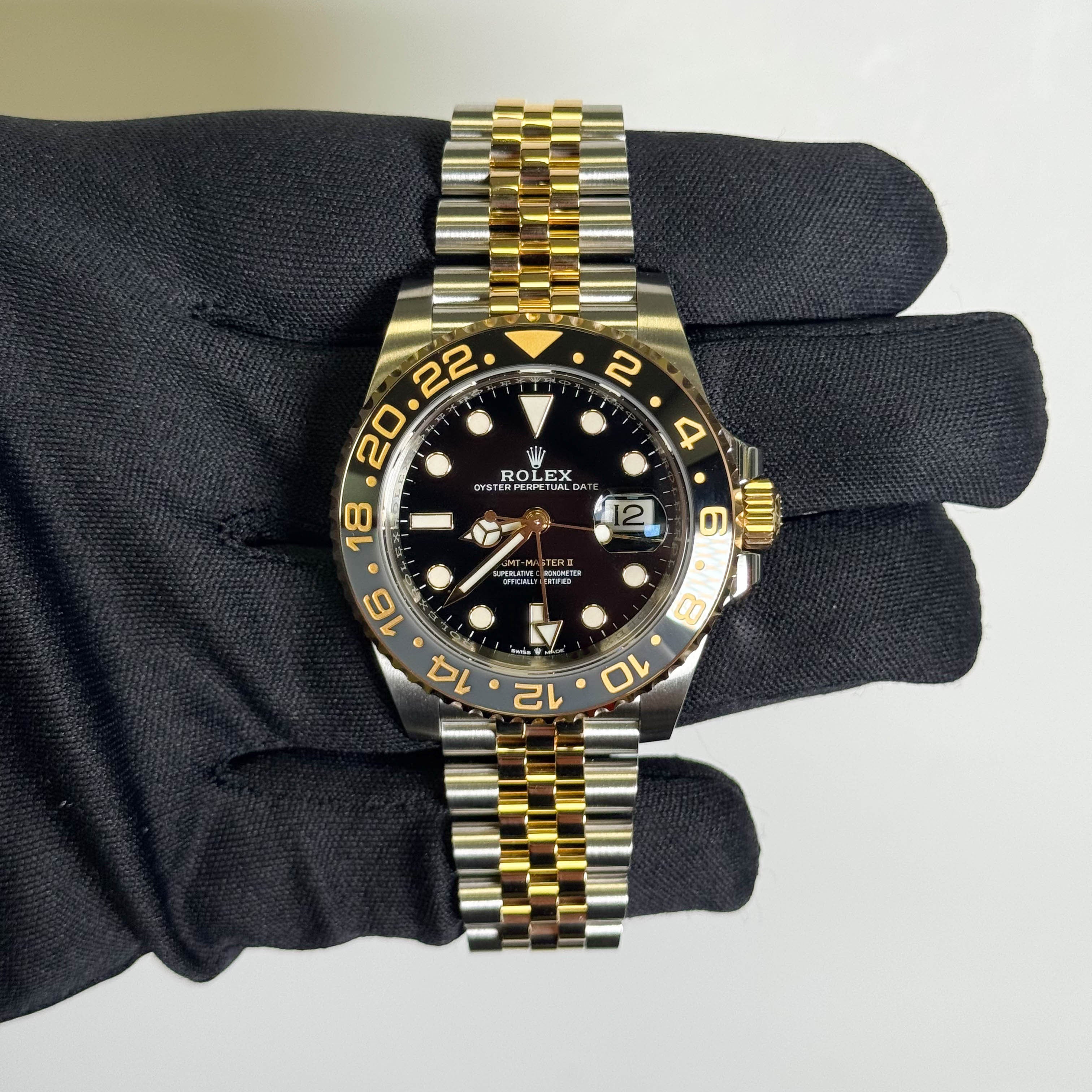 Rolex GMT-Master II 40mm Black Dial Watch Ref# 126713GRNR - Happy Jewelers Fine Jewelry Lifetime Warranty