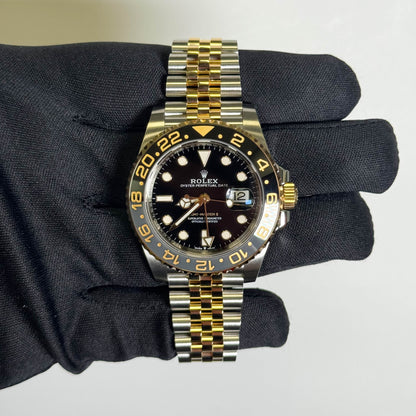 Rolex GMT-Master II 40mm Black Dial Watch Ref# 126713GRNR - Happy Jewelers Fine Jewelry Lifetime Warranty