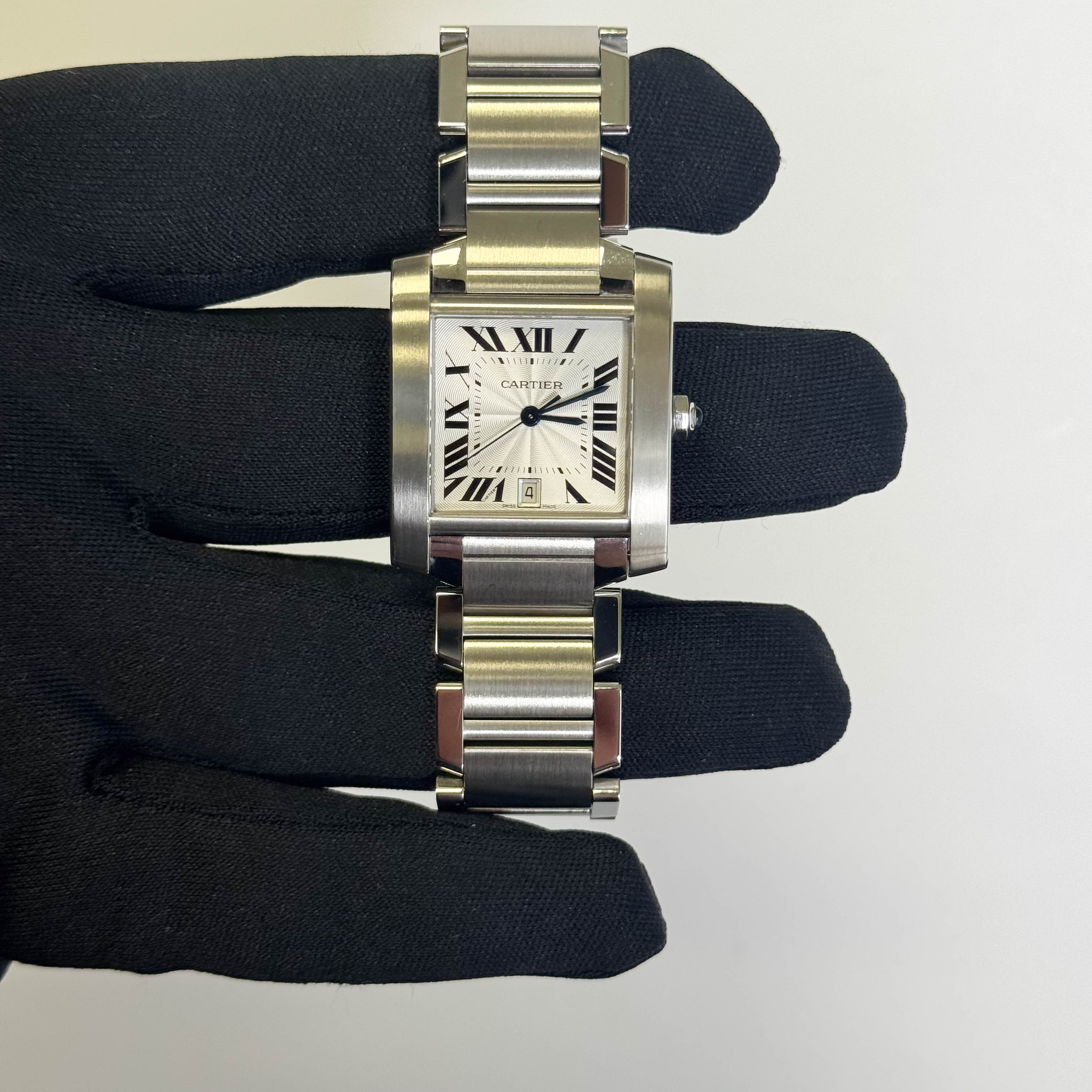 Cartier Tank 28mm White Dial Watch Ref# W51002Q3 - Happy Jewelers Fine Jewelry Lifetime Warranty
