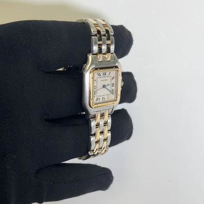 Cartier Panthere 36mm Ivory Roman Dial Watch Ref# W25028B6