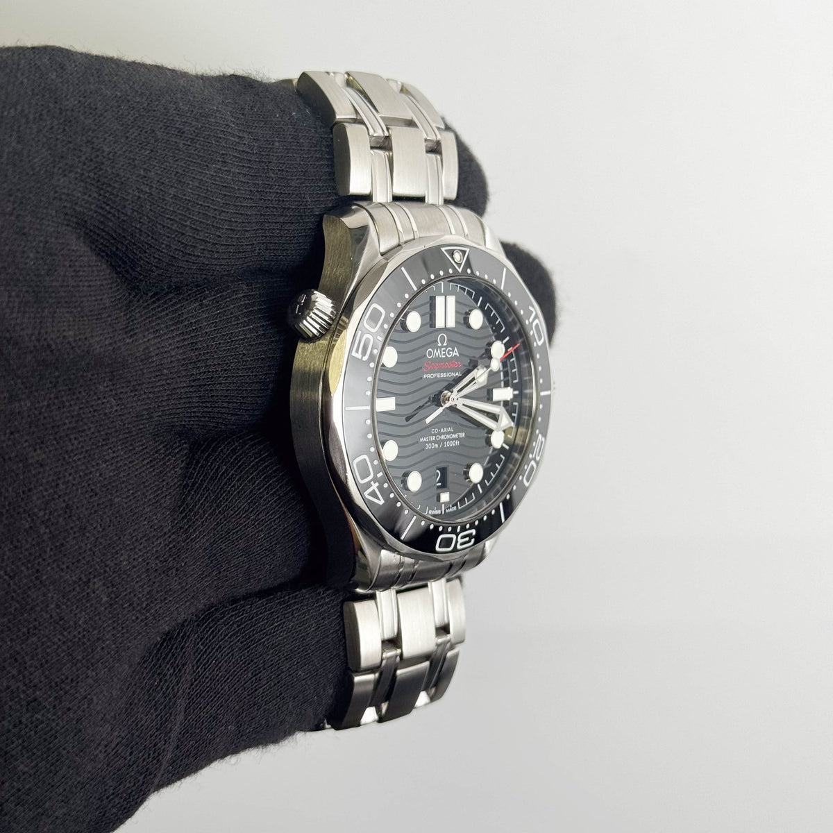 Omega Seamaster 42mm Black Dial Watch Ref# 210.30.42.20.01.001