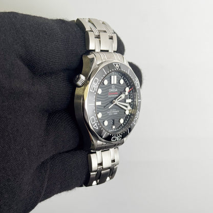 Omega Seamaster 42mm Black Dial Watch Ref# 210.30.42.20.01.001