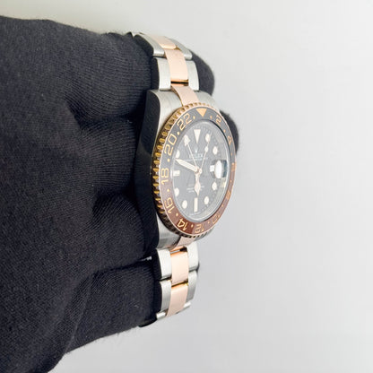 Rolex GMT Master II "Rootbeer" 40mm Black Dial Watch Ref# 126711CHNR