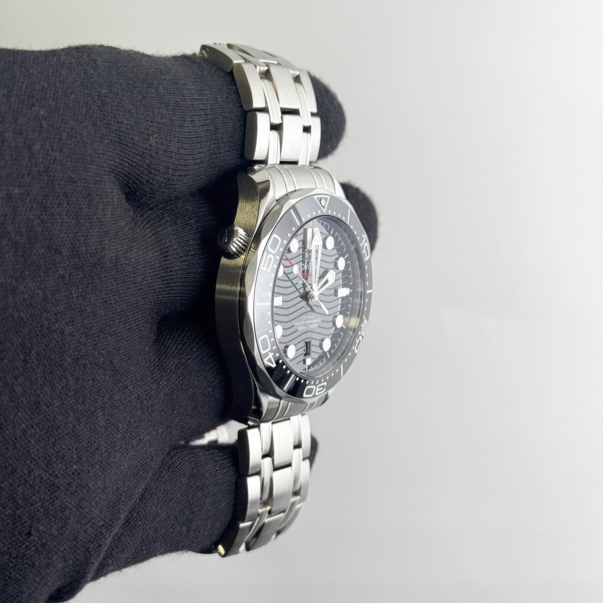Omega Seamaster 42mm Black Dial Watch Ref# 210.30.42.20.01.001